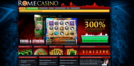 jouer sur le rome casino