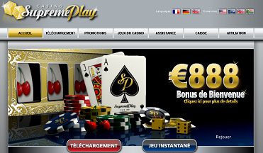 jouer sur le casino supreme play